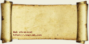 Tamara Milanović vizit kartica